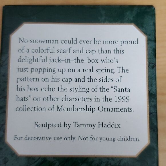 4 hallmark miniature Santa/snowman ornaments - Picture 8 of 16